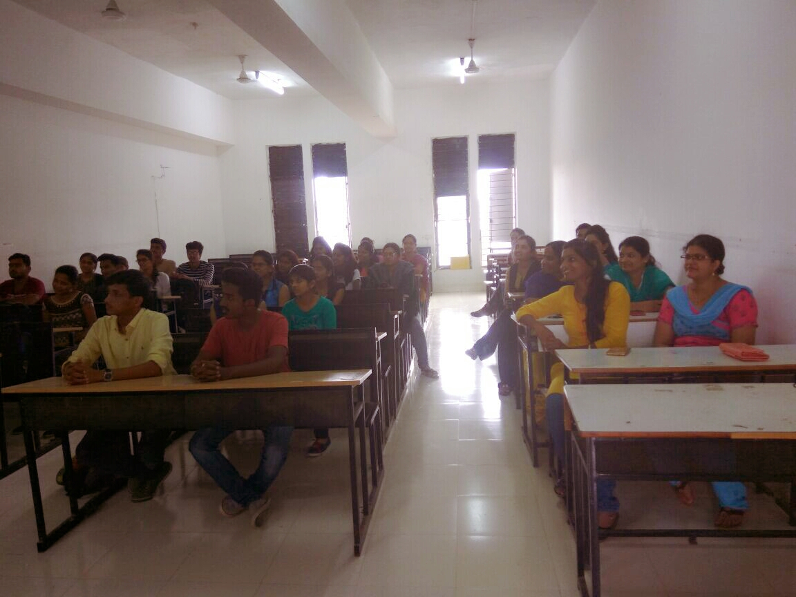 students attending seminar